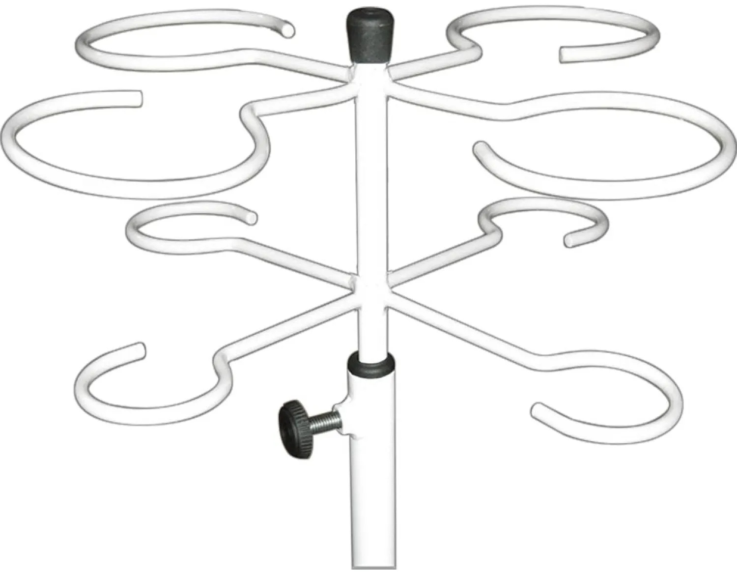 Штатив медицинский ZM_М192-05К, разбор., на 4 сосуда + ролики, белый