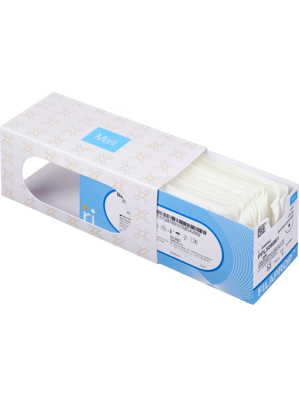 Шовный материал нить USP 2-0 (метрик 3)х90см синий, игла 30ммx1/2, 12шт/уп