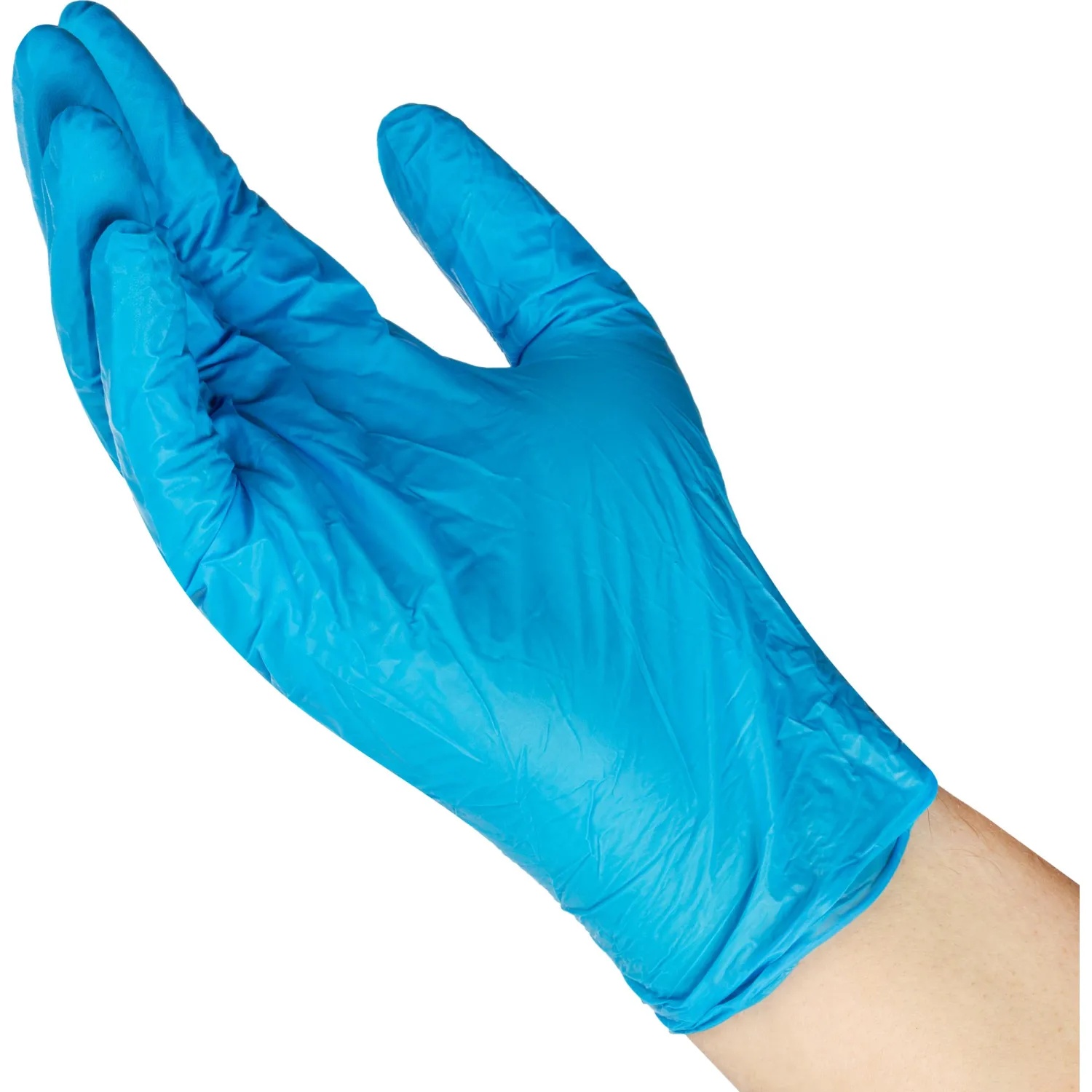 Перчатки нитрил., TG 3.5гр., н/с, н/о, (XL) голубые 50 пар/уп