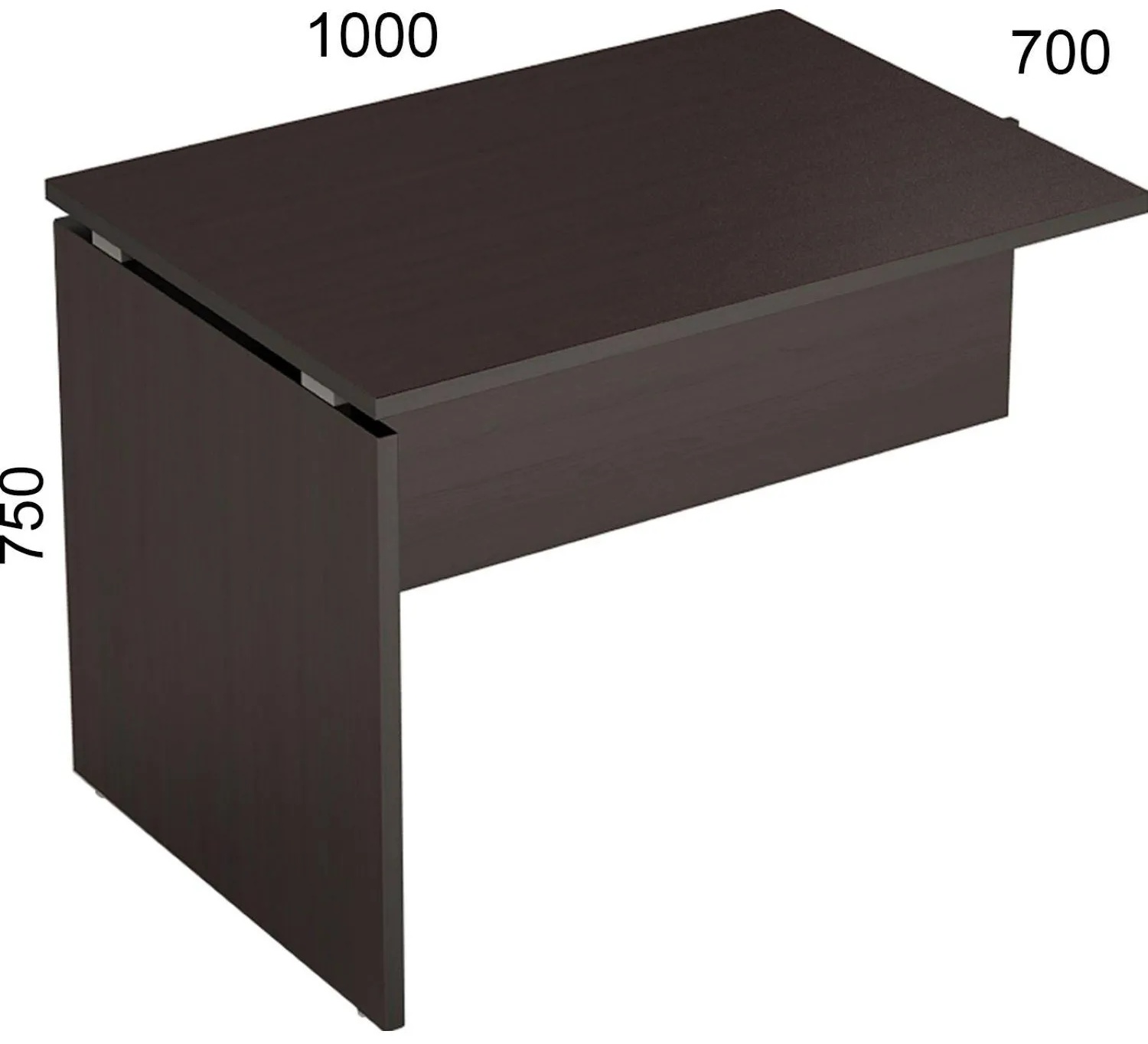 Приставка - брифинг Avance 6БП.001 1000х700х750 венге