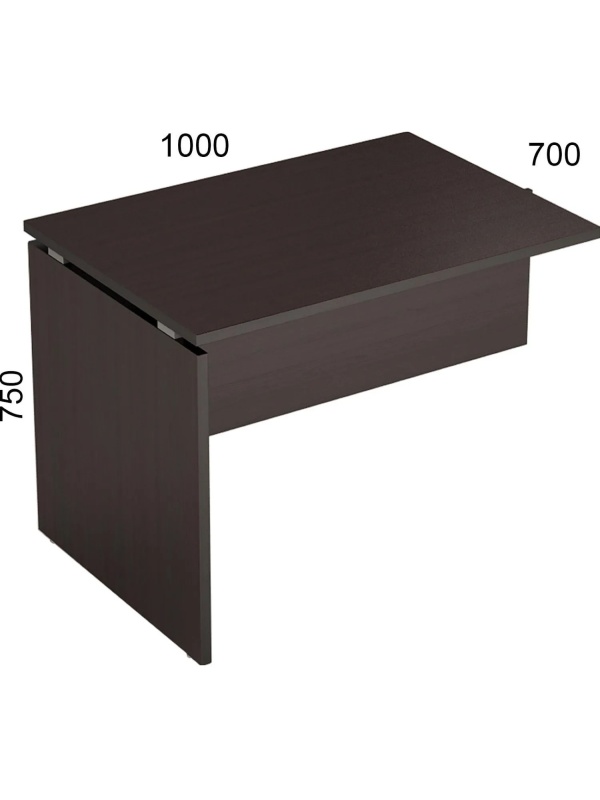 Приставка - брифинг Avance 6БП.001 1000х700х750 венге