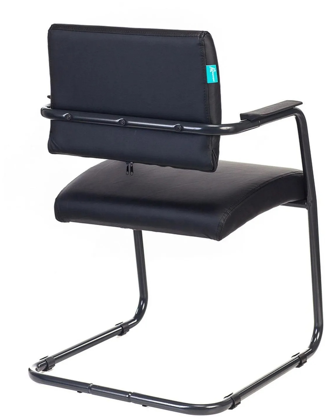 Стул VB _CH-271N-V черный Leather Black эко.кожа полозья металл черный