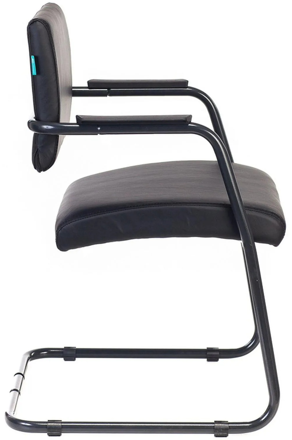 Стул VB _CH-271N-V черный Leather Black эко.кожа полозья металл черный