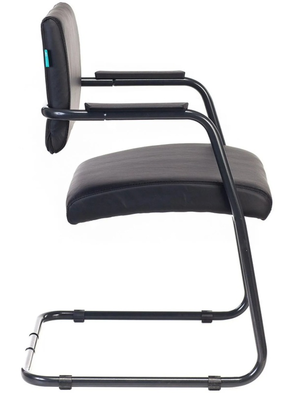 Стул VB _CH-271N-V черный Leather Black эко.кожа полозья металл черный