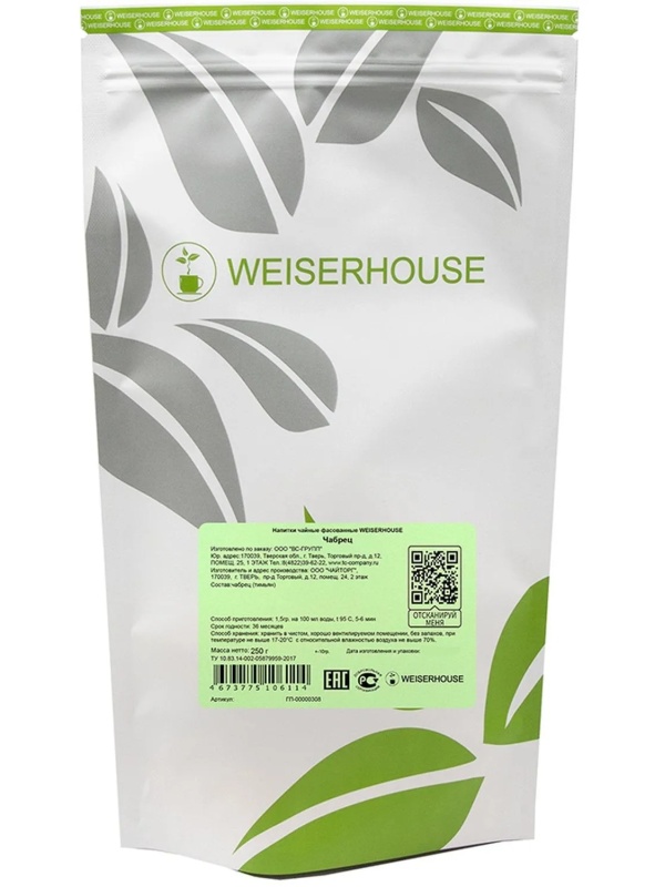 Чай Weiserhouse Чабрец 250г         