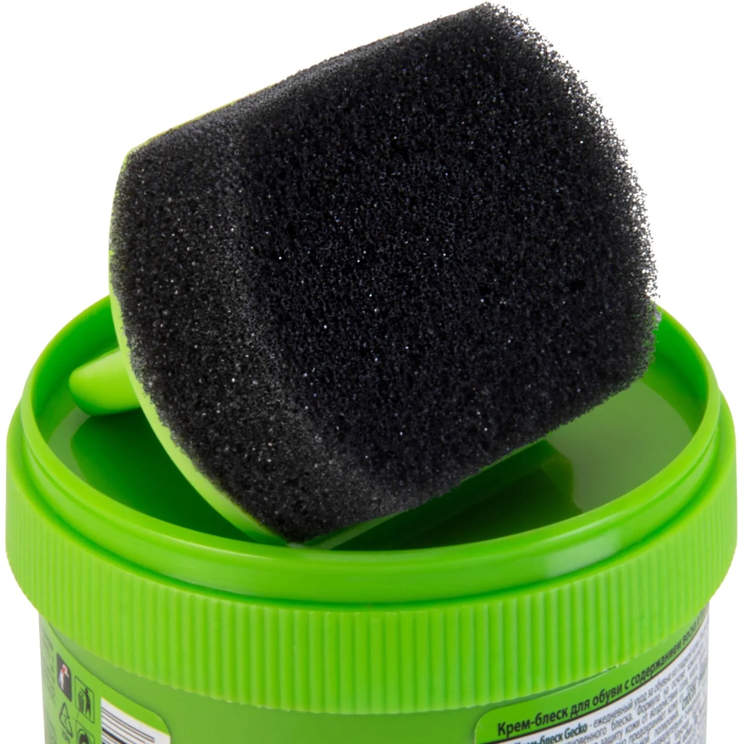 Крем для обуви  блеск черный серии Gecko 60мл