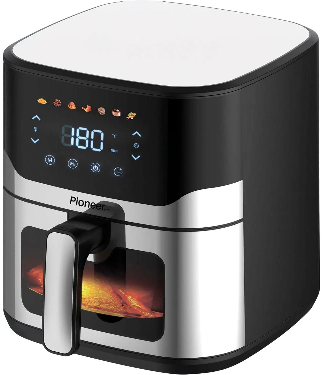 Аэрогриль Pioneer SM518D,6 литров, 1800ВТ