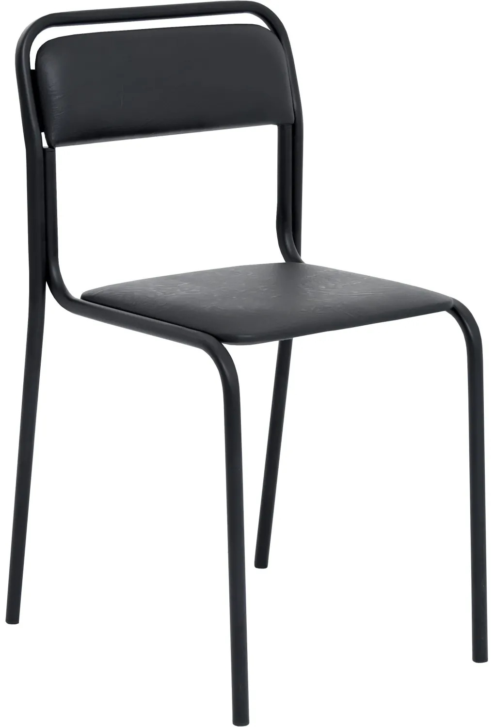 Стул UD_СМ7/7-02 Юнит каркас черный, к/з K01 черный