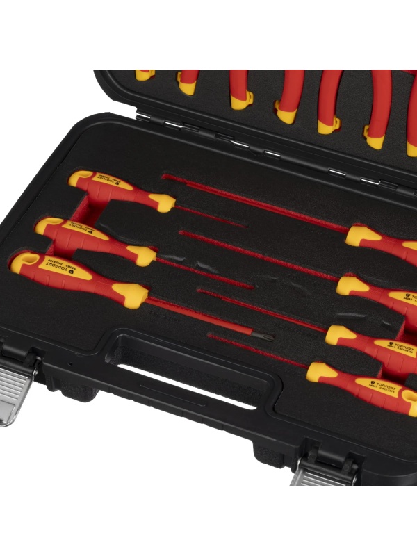 Набор диэлектрических инструментов Topfort 12 предметов (VDE584212)