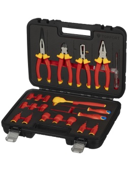 Набор диэлектрических инструментов Topfort 21 предметов (VDE584121)