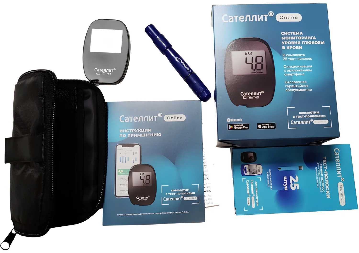 Глюкометр Сателлит Online (25 тест-полосок)