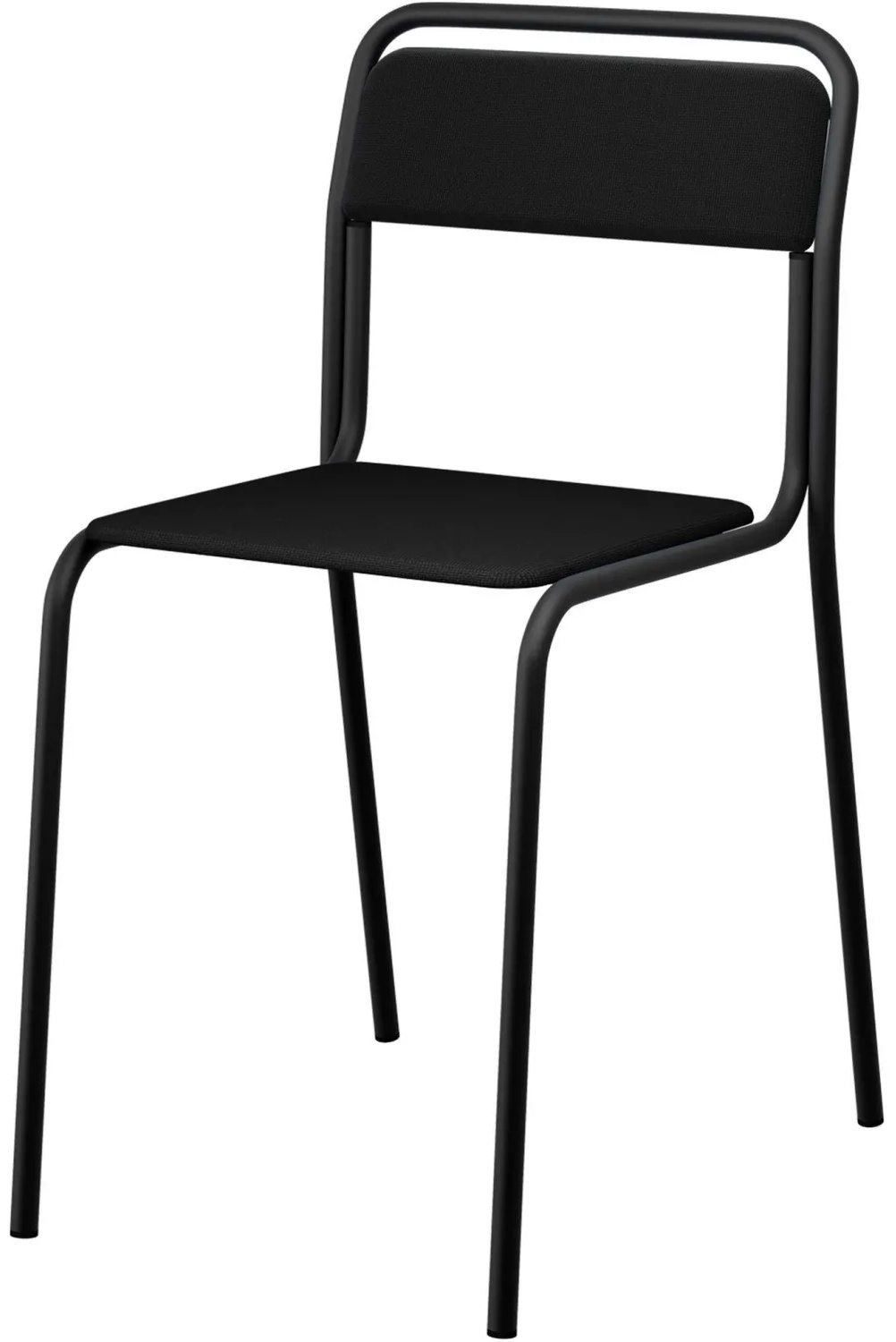 Стул UD_СМ7/7-02 Юнит каркас черный, ткань Т-11 черная