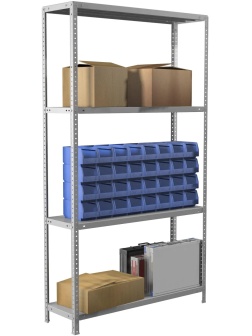 Стеллаж СТМ медицинский MS 185/100х30/4 (4 полки)