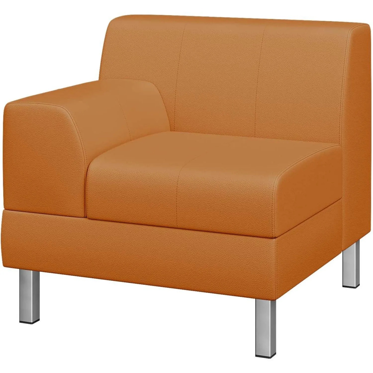 Модуль прямой MV_Flagman секция 1-мест с прав.подл. оранж Oregon 20