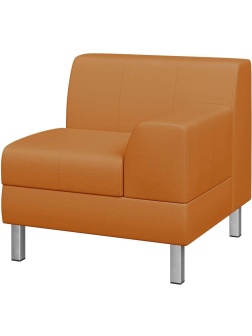 Модуль прямой MV_Flagman секция 1-мест с лев.подл. оранж Oregon 20