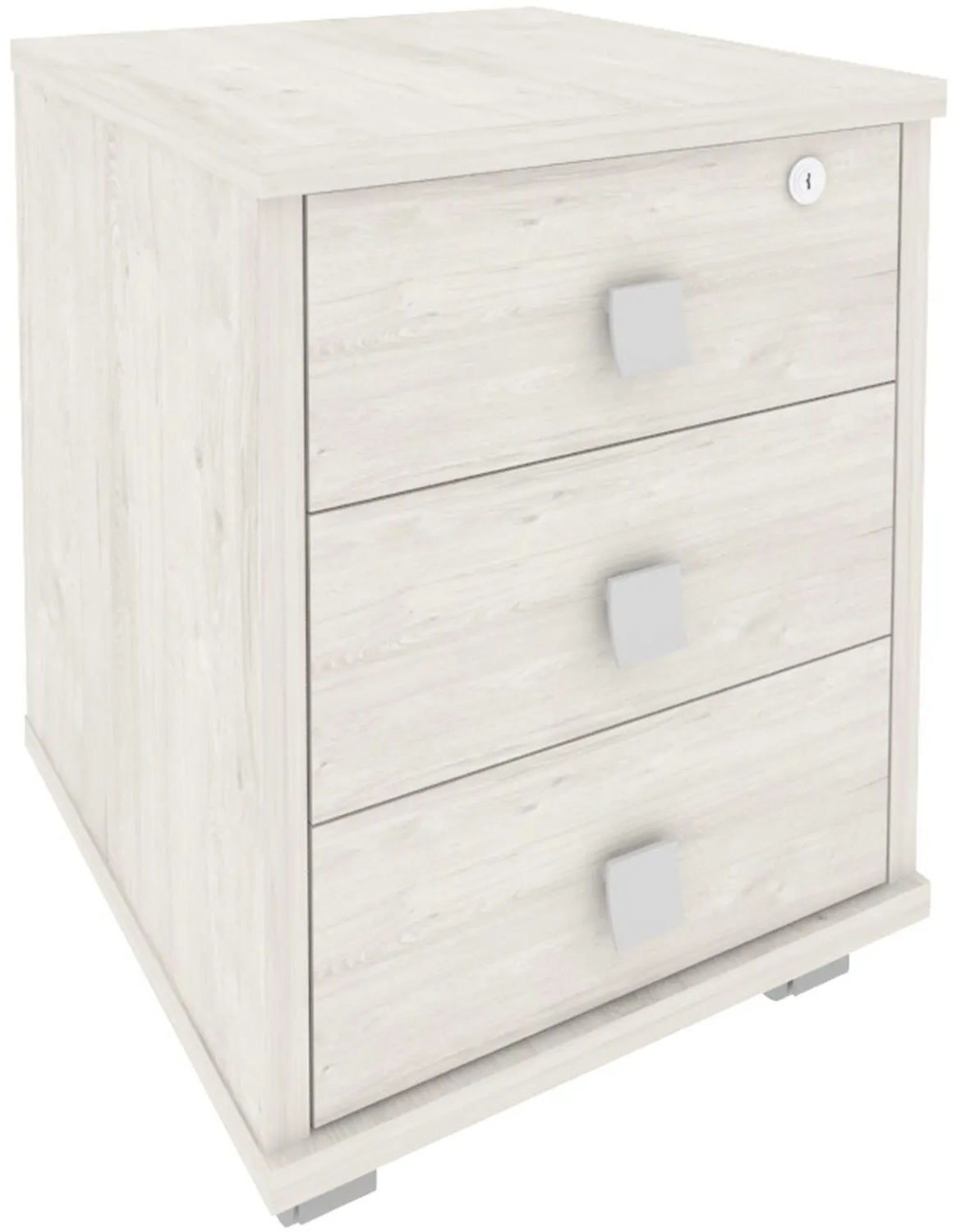 Тумба подкатная Style 3 ящика с замком Л.ТМ-3Y 420x450x563 Дуб Наварра