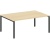 Стол Metal System St перег. П-обр м/к БП.ПРГ-1.5 1800x1235x750 Ак.Лорка/Ант