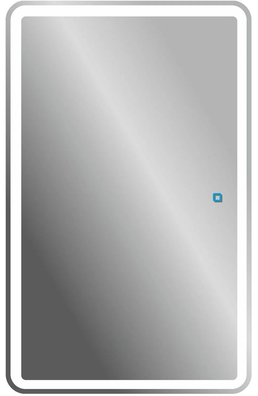 Зеркало CТП_MARTA 1 со шкафом с подсветкой (ШМ1.50х80x15.L.02),выкл.сенсор