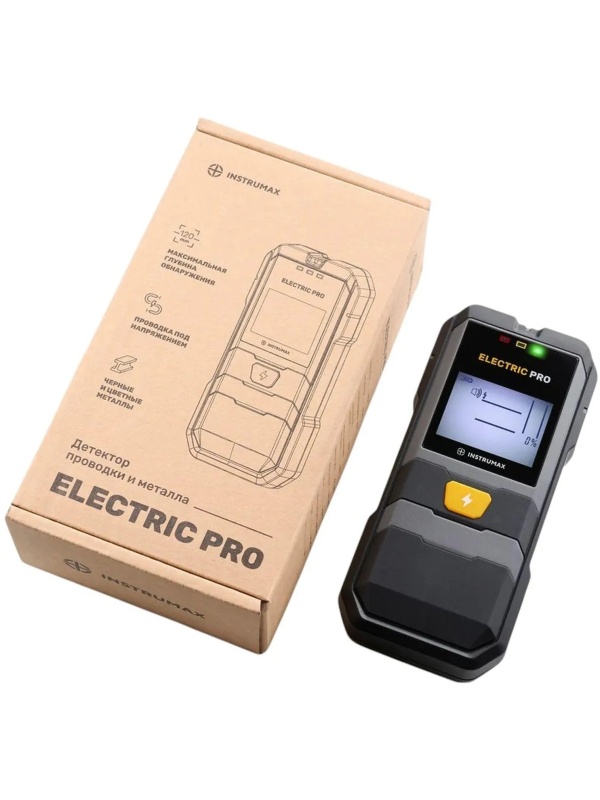 Детектор скрытой проводки профессиональный INSTRUMAX ELECTRIC PRO