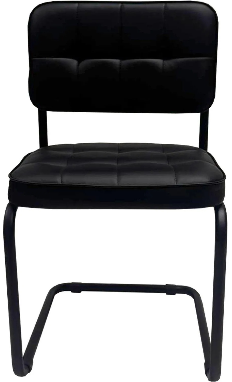 Стул КО_Сильвия комфорт РС01.00.14М кожзам Экокожа 601 черный, каркас чер