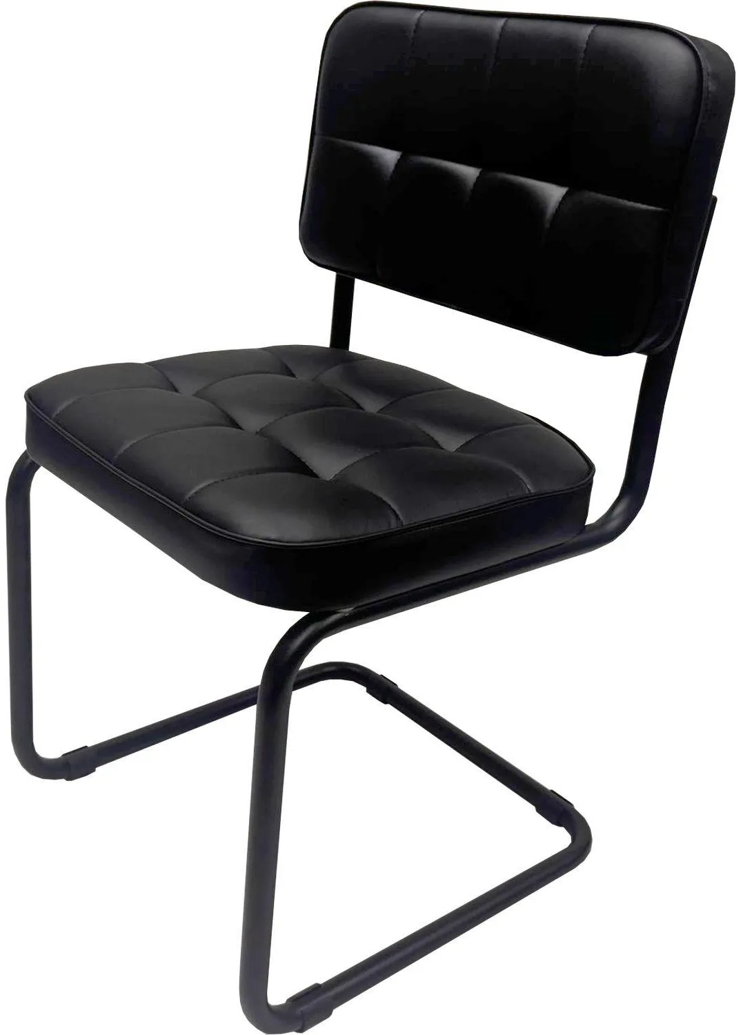 Стул КО_Сильвия комфорт РС01.00.14М кожзам Экокожа 601 черный, каркас чер