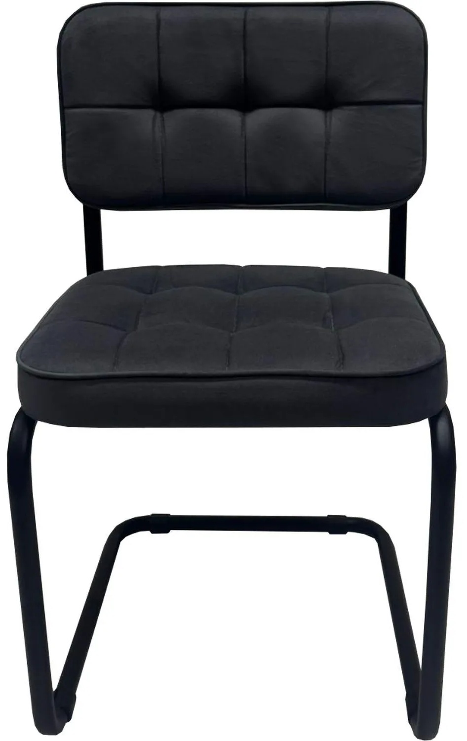 Стул КО_Сильвия комфорт РС01.00.14М велюр Neo 26 графит, каркас черный