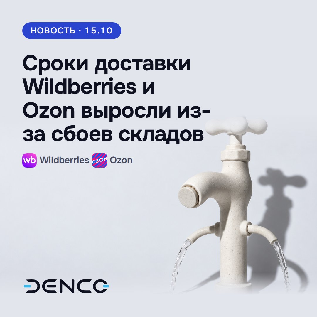 Сроки доставки Wildberries и Ozon выросли из-за сбоев складов
